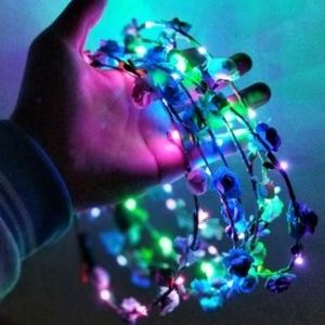 RAVE PARTY LED HAIR WREATHS